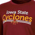 NCAA Iowa State Cyclones Women's Crew Neck Fleece Double Stripe Sweatshirt - S