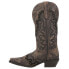 Laredo Skyla Studded Embroidered Snip Toe Cowboy Womens Brown Casual Boots 5241 8.5 - фото #3