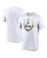 Men's White Green Bay Packers Icon Legend Performance T-shirt