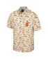 Фото #3 товара Men's White Syracuse Orange Spontaneous is Romantic Camp Button-Up Shirt