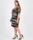 ფოტო #8 პროდუქტის Plus Size Tiered Sheath Dress