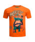 Фото #3 товара Men's and Women's Orange Teenage Mutant Ninja Turtles Mikey Defender Graphic T-shirt