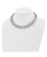 Фото #3 товара Chisel stainless Steel Polished Circle Link 17 inch Necklace