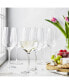 Фото #2 товара Predicat Burgundy White 6 Piece Glass Set, 13.6 oz