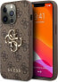 Guess Etui Guess GUHCP13X4GMGBR Apple iPhone 13 Pro Max brązowy/brown hardcase 4G Big Metal Logo