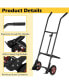 Фото #3 товара Drum Hand Truck Steel Dolly Drum Cart 1200lbs Capacity with 2 Rubber Wheels