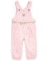 Baby Hickory Stripe Overalls 24M