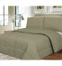 Solid Color Box Stitch Down Alternative Queen Comforter