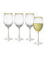 Фото #1 товара Стаканы для вина Qualia Glass Rocher, универсальные, набор из 4 шт., 21 унция