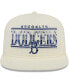 Фото #3 товара Men's Cream Brooklyn Dodgers Throwback Bar Golfer Corduroy Snapback Hat