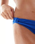 & Other Stories crinkle bikini brief in blue