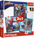 Фото #4 товара Trefl Puzzle 3w1 SpiderMan Pajęczy przyjaciele