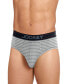 ფოტო #4 პროდუქტის Men's 5-pk. Lightweight Cotton-Blend Logo Briefs