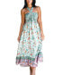 ფოტო #1 პროდუქტის Women's Floral Boho Halter Neck Maxi Beach Dress