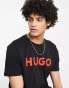 Hugo Dulivio logo t-shirt in black