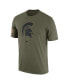 Фото #2 товара Men's Olive Michigan State Spartans Military-Inspired Pack T-shirt
