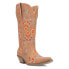 Фото #2 товара Dingo Beetle Juice Floral Snip Toe Cowboy Womens Brown Casual Boots DI198-255