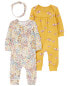 Фото #1 товара Baby 2-Pack Cotton Footless Pajamas NB