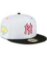 Фото #5 товара Men's White New York Yankees Neon Eye 59FIFTY Fitted Hat