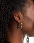 & Other Stories chunky hoop earrings in gold