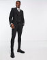 Фото #6 товара Noak Camden' super skinny premium fabric suit jacket in black with stretch