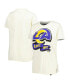 ფოტო #1 პროდუქტის Women's Cream Los Angeles Rams Chrome Sideline T-shirt