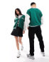 Фото #8 товара Tommy Jeans boxy colourblock varsity cardigan in green