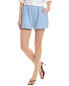 Фото #2 товара Blank Nyc Linen-Blend Short Women's Blue Xs