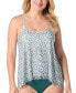 ფოტო #1 პროდუქტის Women's Current Underwire Racerback Tankini Top