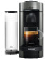 Vertuo Plus Deluxe Coffee and Espresso Machine by De'Longhi in Grey
