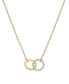 Audrey by Aurate diamond Connected Circles 18" Pendant Necklace (1/10 ct. t.w.) in Gold Vermeil, Created for Macy's Gold-Plated Sterling Silver, 18 inches - фото #1