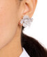 Фото #3 товара Cubic Zirconia Poppy Statement Stud Earrings