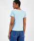 Women's Cap-Sleeve Square-Neck Tee, Created for Macy's