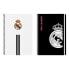 Фото #1 товара Записная книга на пружине Real Madrid C.F. M066 Чёрный Белый A4