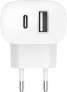 Фото #1 товара Belkin BOOST CHARGE Dual Ladegerät USB-C / USB-A mit Power Delivery