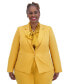 ფოტო #7 პროდუქტის Women's Crepe One-Button Jacket