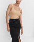 Фото #4 товара Women's Denim Midi-Skirt
