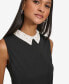 Фото #4 товара Karl Lagerfeld Women's Imitation Pearl-Embellished Collared Blouse