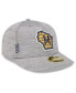Фото #4 товара Men's Gray Milwaukee Brewers 2024 Clubhouse Low Profile 59FIFTY Fitted Hat