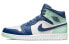 Air Jordan 1 Mid Blue Mint 554724-413 Sneakers