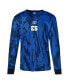 Men's Blue El Salvador National Team 2023 Home Replica Long Sleeve Jersey Синий, S - фото #3