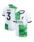 ფოტო #1 პროდუქტის Men's Wataru Endo White Liverpool 2023/24 Away Stadium Replica Player Jersey