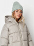 Фото #3 товара Missguided stepped hem puffer jacket in sage