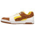 Фото #3 товара Puma Mcm X Slipstream Lo Lace Up Mens Brown, White, Yellow Sneakers Casual Shoe