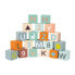 Фото #7 товара Игрушка развивающая Janod Тележка "Милый Кокон" с набором буквено-цифровых кубиков