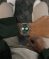 Фото #4 товара Наручные часы Jones New York men's Analog Brown Polyurethane Strap Watch, модель 44mm.
