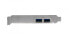 Фото #3 товара Exsys EX-11049 - PCIe - USB 3.2 Gen 1 (3.1 Gen 1) - Female - Full-height / Low-profile - Internal 19 pin header male - Black - Silver