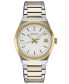 Фото #1 товара Наручные часы Bulova Chronograph Classic Sutton Stainless Steel Bracelet Watch 41mm.