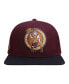 Фото #4 товара Men's Maroon, Black Boston Celtics Gold Rush 2-Tone Snapback Hat