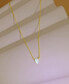 Lab-Grown Opal Pear Cut Solitaire 18" Pendant Necklace (5/8 ct. t.w.)